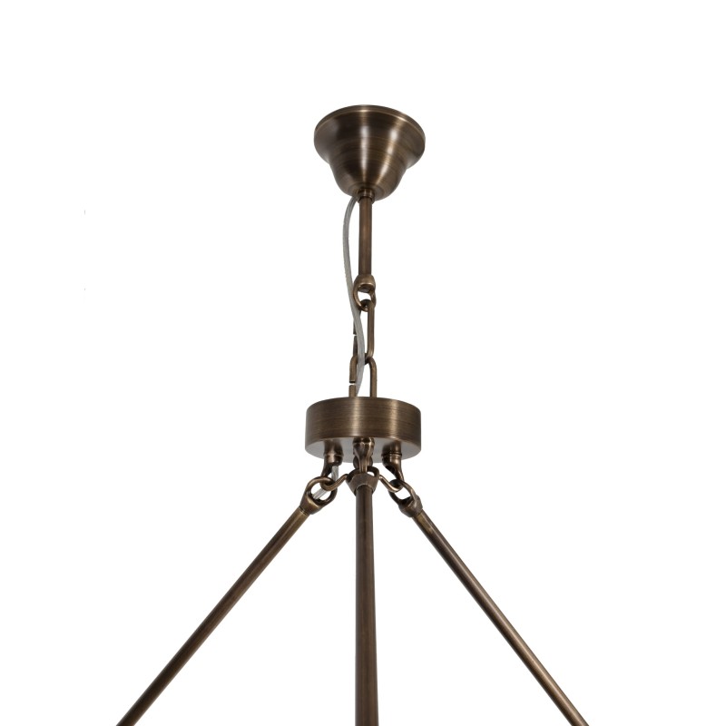 Aurora Double Brass Chandelier , Crafdeco