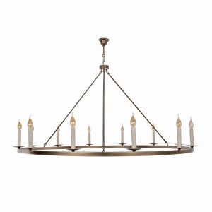 Aurora Plus Brass Chandelier