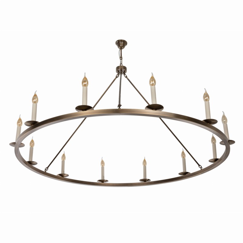 Aurora Plus Brass  Chandelier, Crafdeco