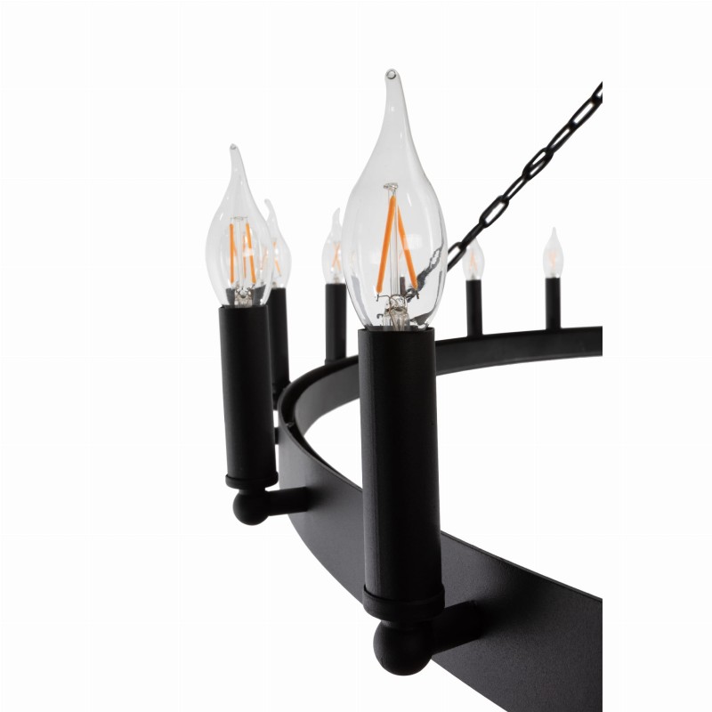 ROTT Black 150 Chandelier, Crafdeco