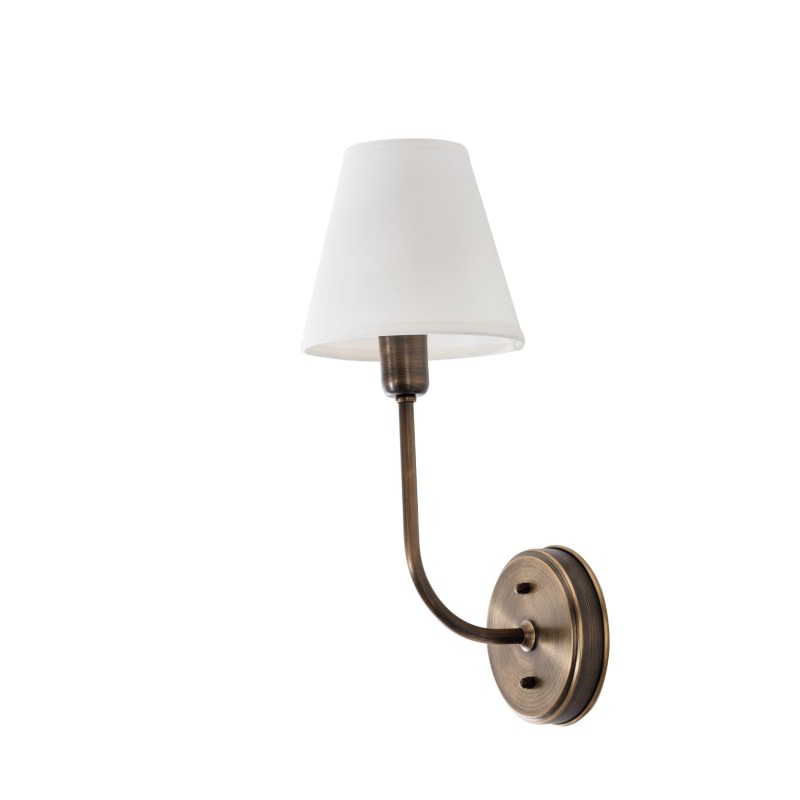 Vela Brass Wall Sconce, Cradeco