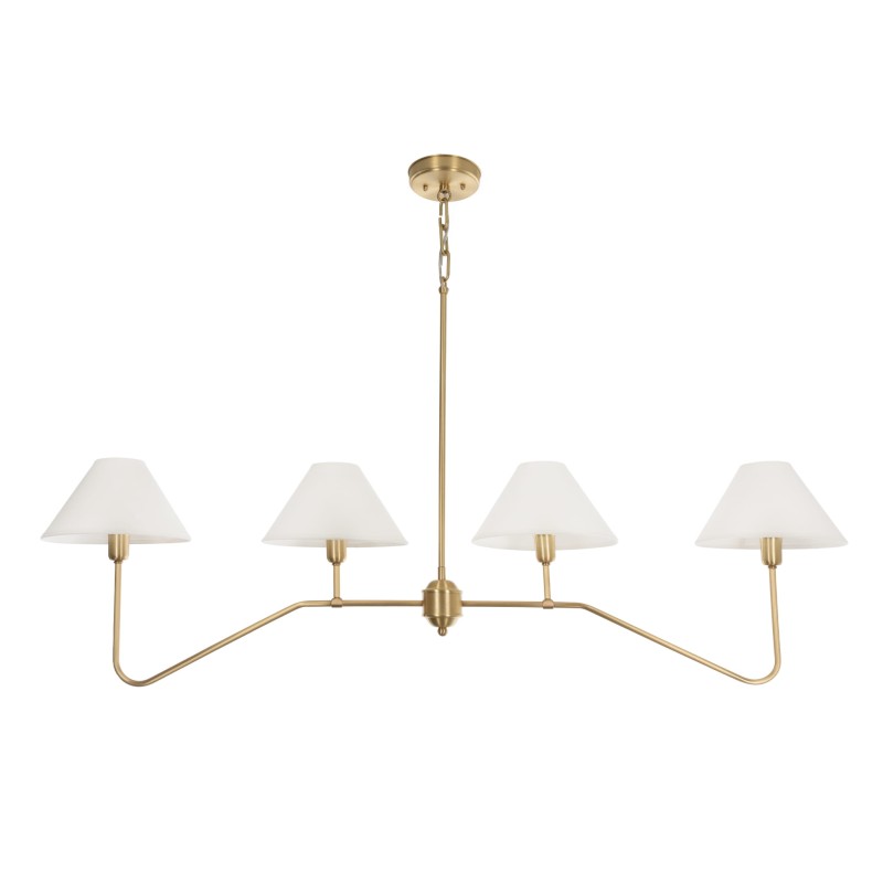 SIMPLE Gold Chandelier- Crafdeco