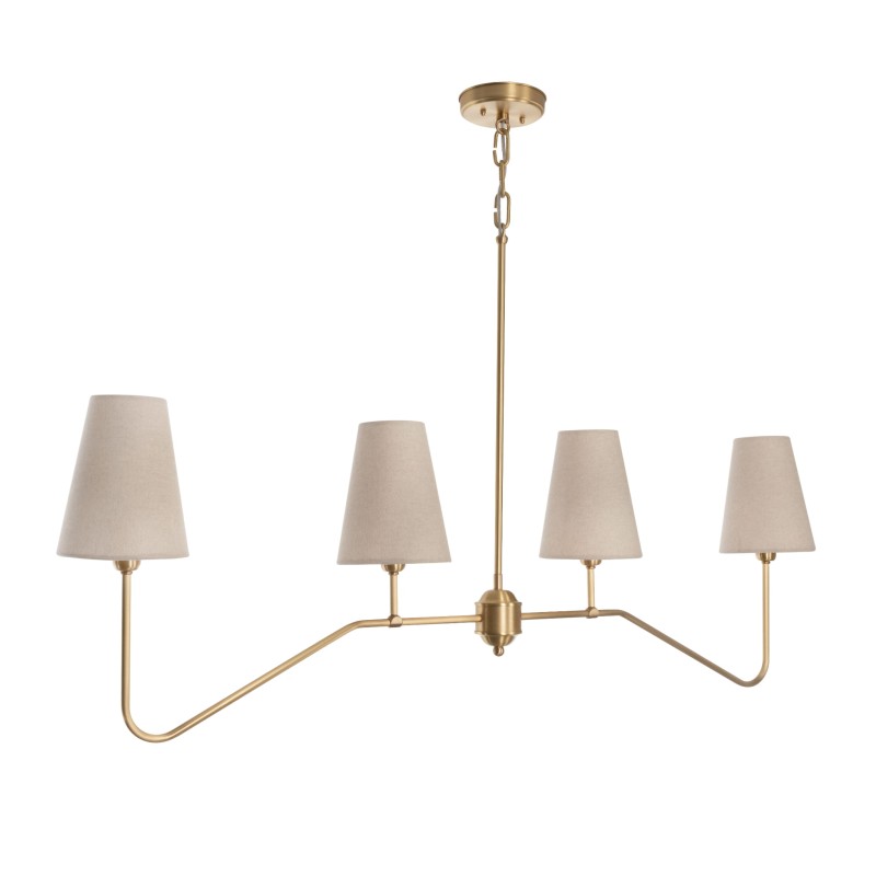 SIMPLE Gold Chandelier- Crafdeco