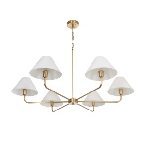 Brushed Brass CLASSY PLUS Chandelier
