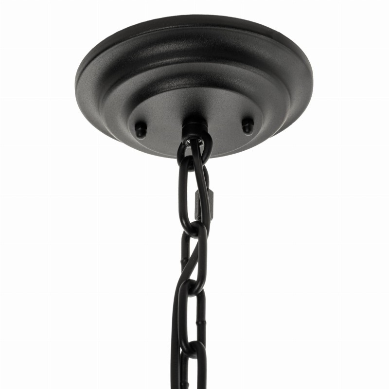 Black suspension with chain