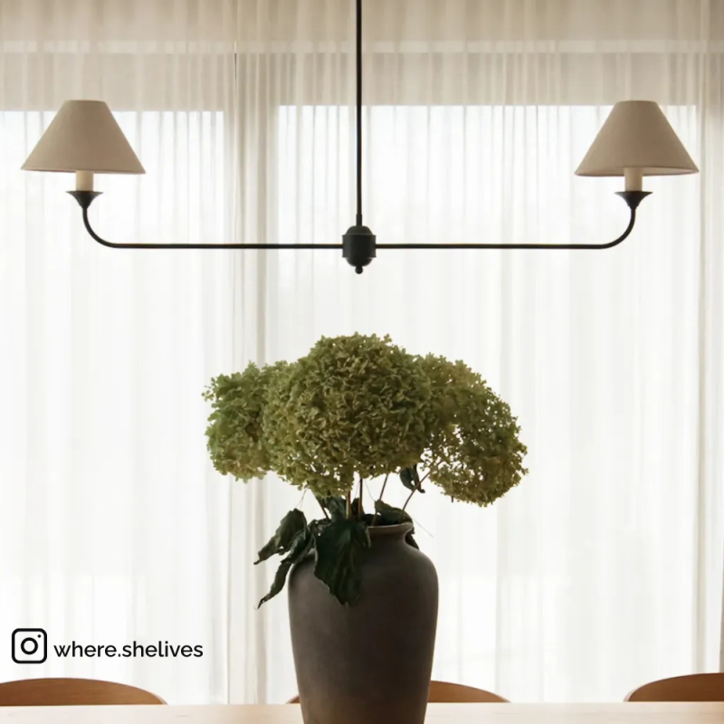Black SHOWY Lamp,Crafdeco