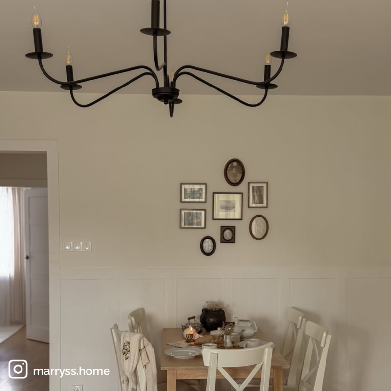 POSH Black Chandelier