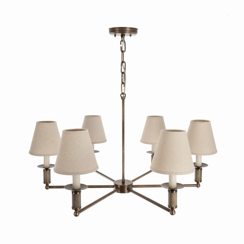 Gloria brass chandelier