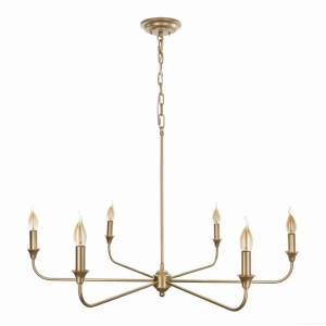 Żyrandol CHIC M mosiężny