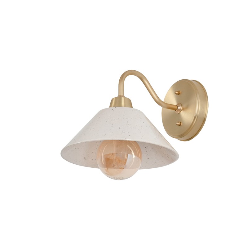MILO Classic Wall Sconce - Ivory wide
