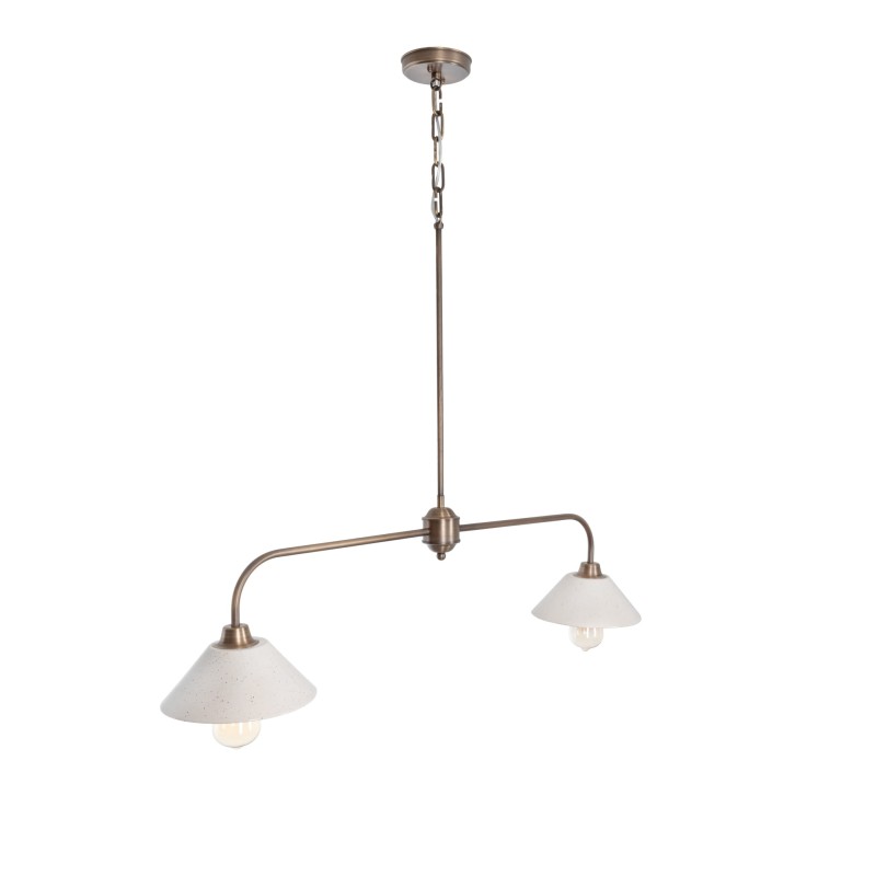 Sienna brass chandelier