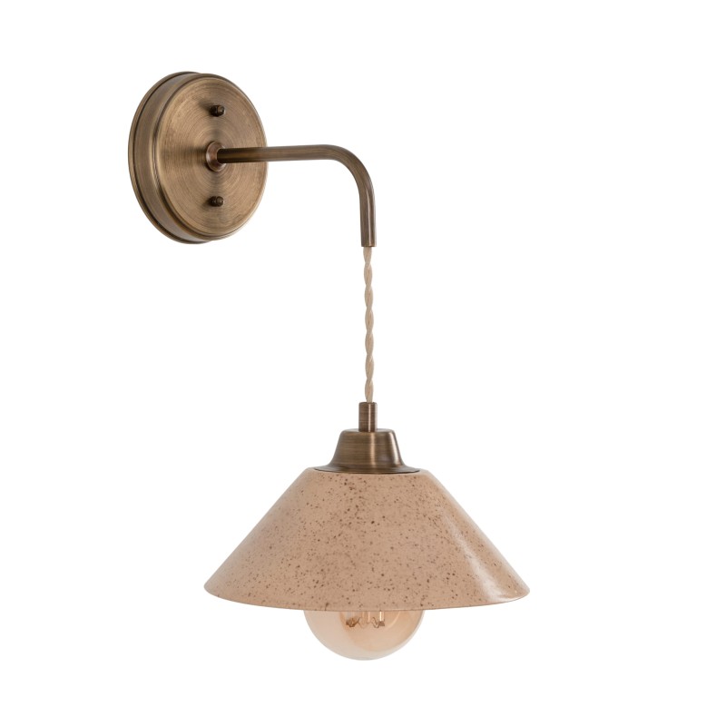 Lumo patina brass wall lamp-SANDSTONE