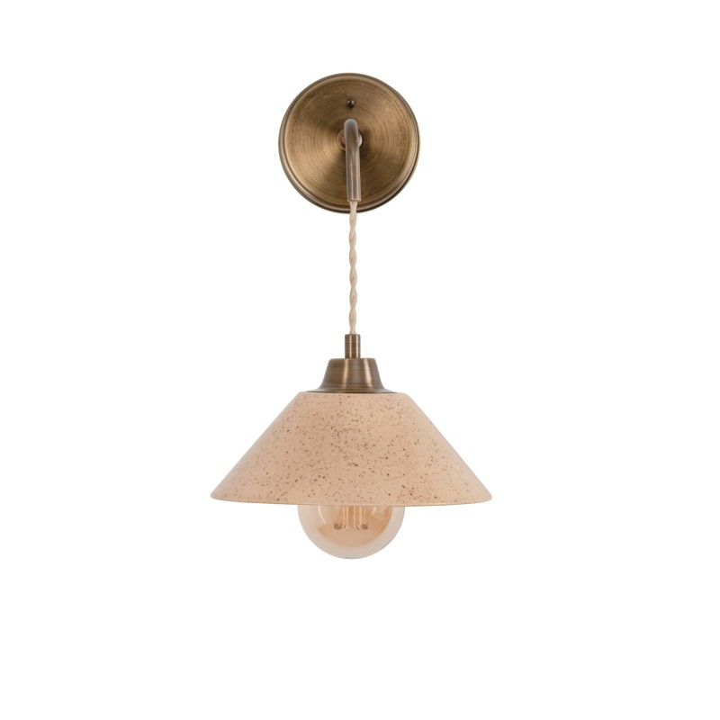 Lumo patina brass wall lamp-SANDSTONE