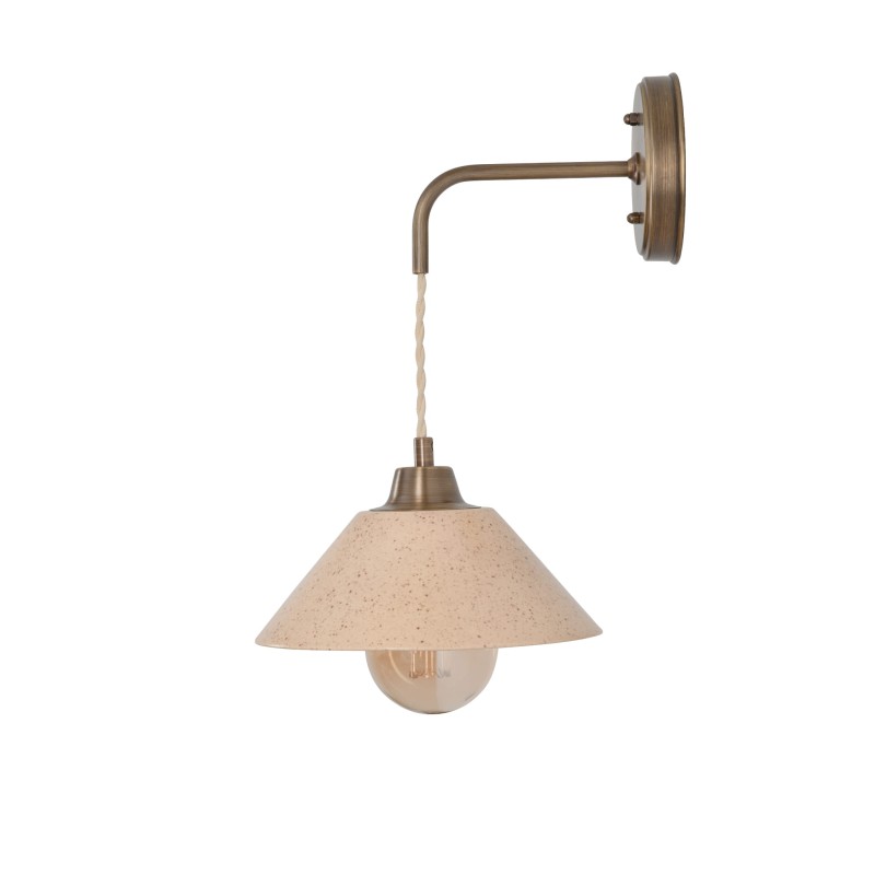 Lumo patina brass wall lamp-SANDSTONE