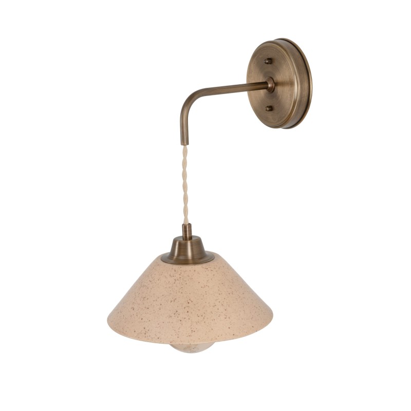 Lumo patina brass wall lamp-SANDSTONE