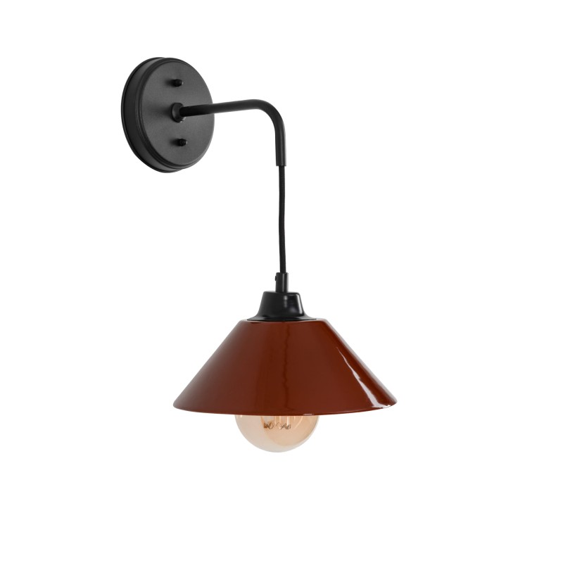 Lumo black wall lamp-CARMINE