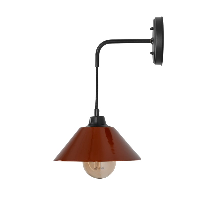 Lumo black wall lamp-CARMINE