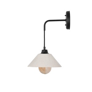 LUMO Black Brass Wall Sconce