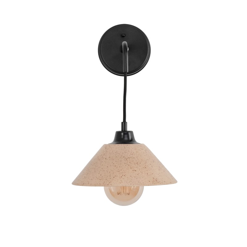 Lumo black wall lamp-SANDSTONE