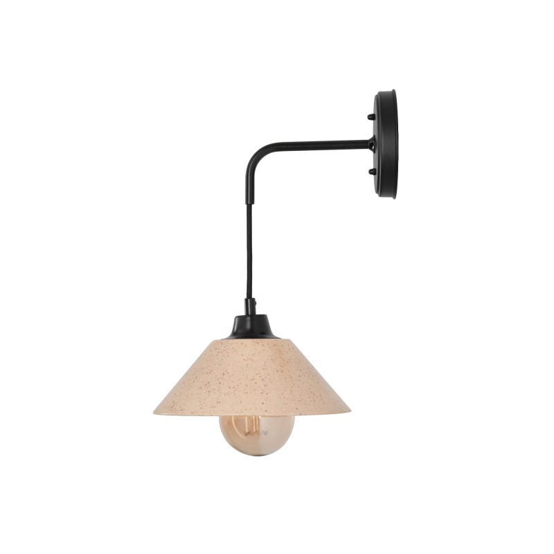 Lumo black wall lamp-SANDSTONE