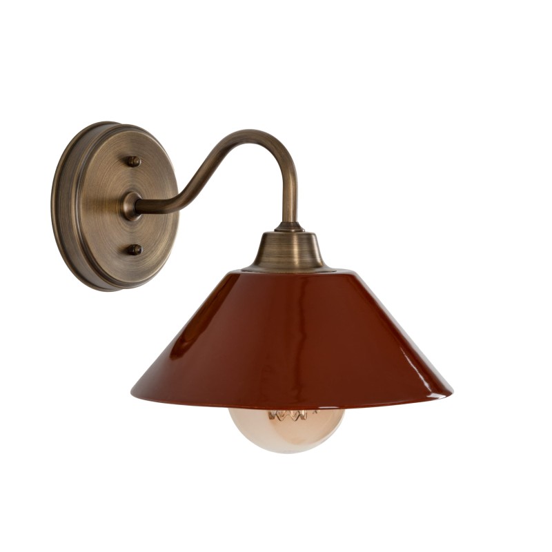 MILO Patina Wall Sconce-CARMINE-wide