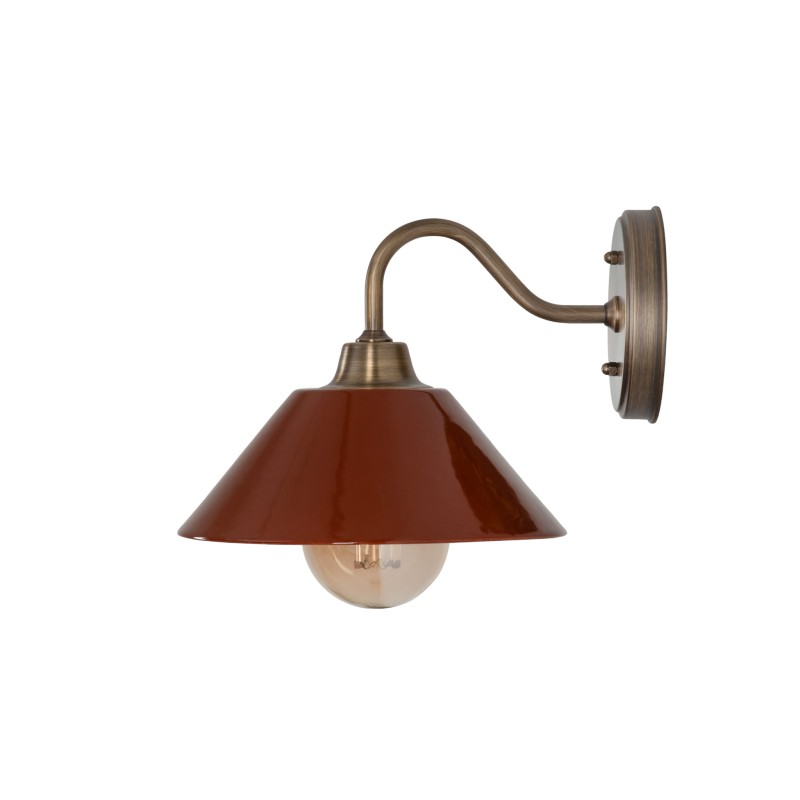 MILO Patina Wall Sconce-CARMINE-wide