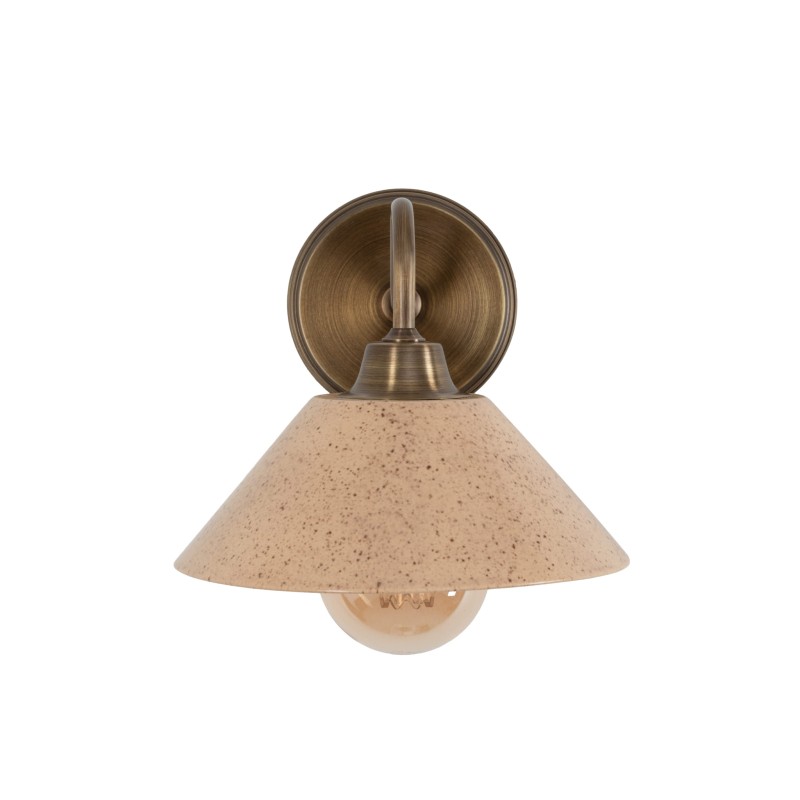 MILO Patina Wall Sconce-SANDSTONE-wide