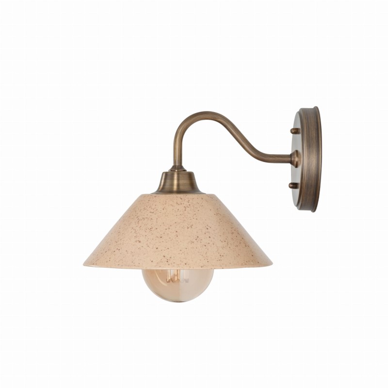 MILO Patina Wall Sconce-SANDSTONE-wide