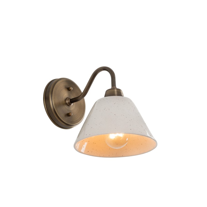 MILO Patina Wall Sconce-IVORY-slim