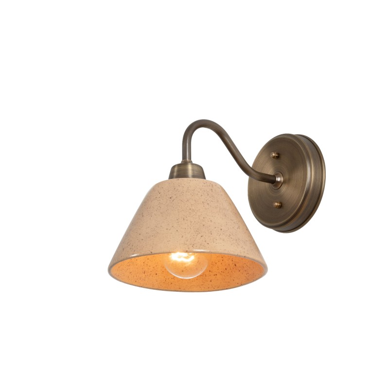 MILO Patina Wall Sconce-SANDSTONE-slim