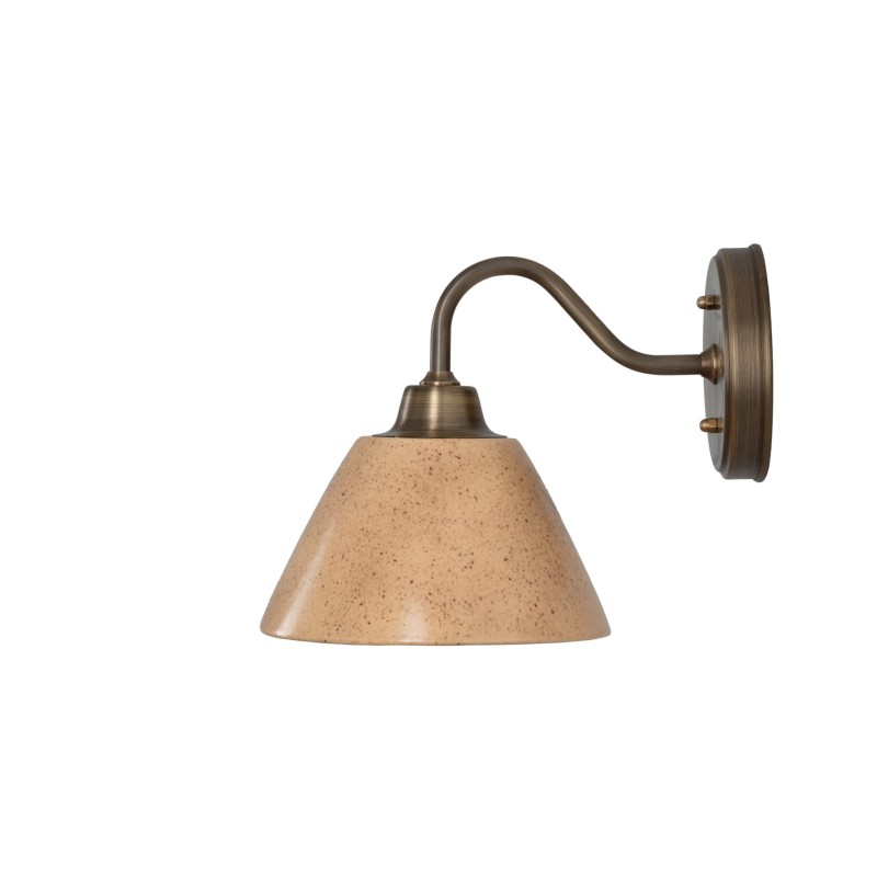 MILO Patina Wall Sconce-SANDSTONE-slim