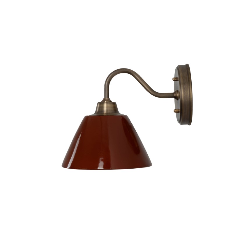 MILO Patina Wall Sconce-CARMINE-slim