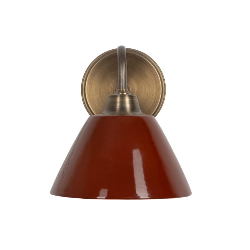 MILO Patina Wall Sconce-CARMINE-slim