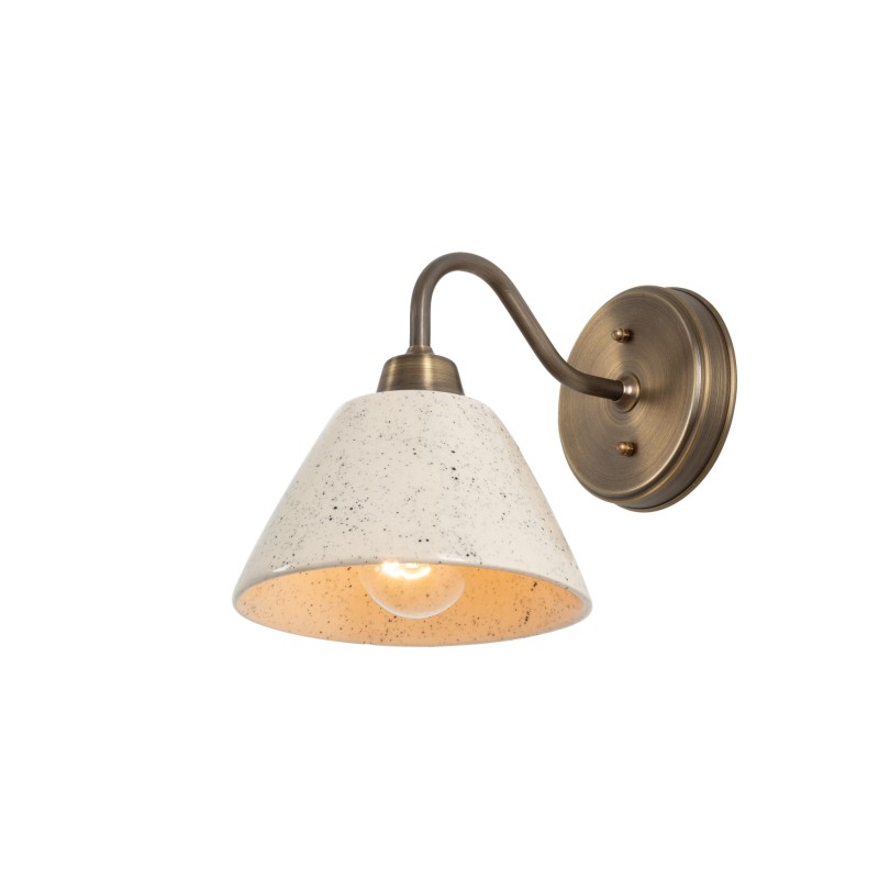 MILO Patina Wall Sconce-GRAIN-slim