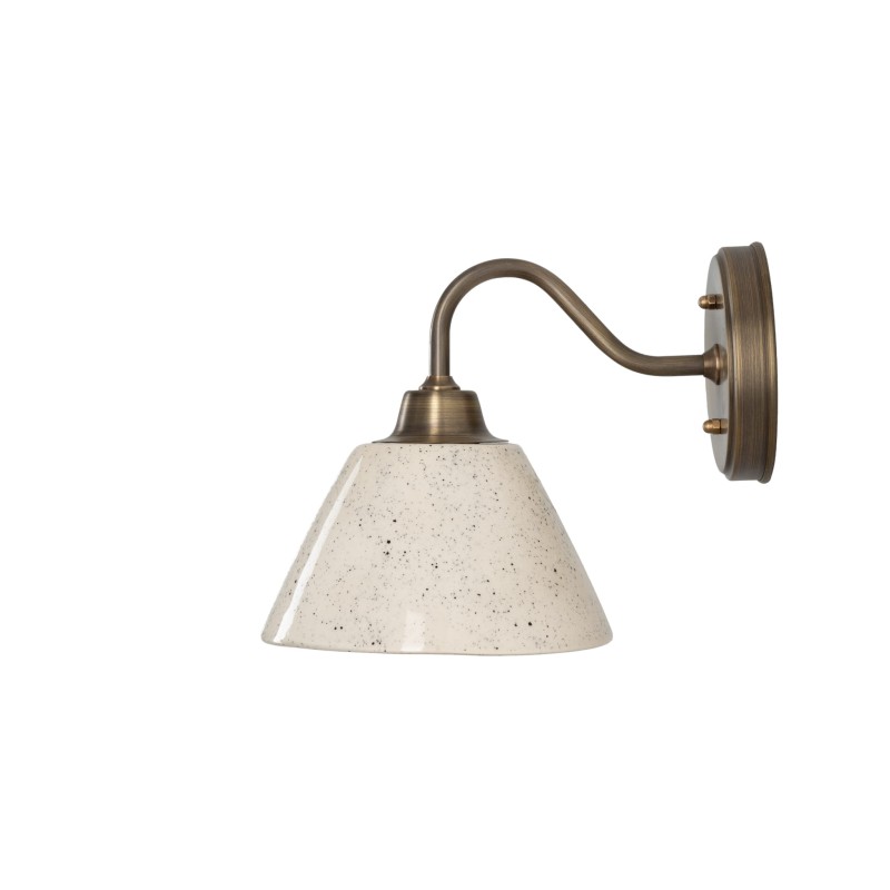 MILO Patina Wall Sconce-GRAIN-slim