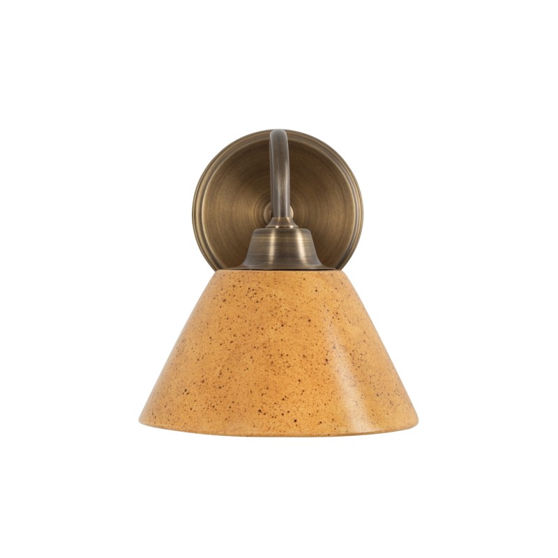 MILO Patina Wall Sconce-HONEY-slim