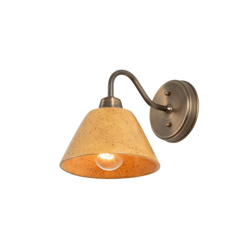 MILO Patina Wall Sconce-HONEY-slim