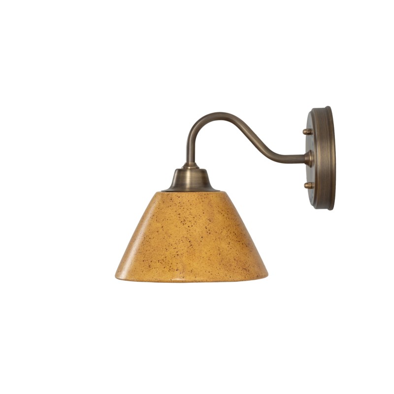 MILO Patina Wall Sconce-HONEY-slim