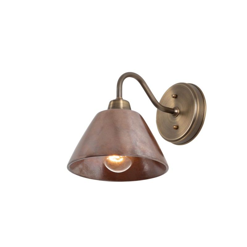 MILO Patina Wall Sconce-COPPER-slim