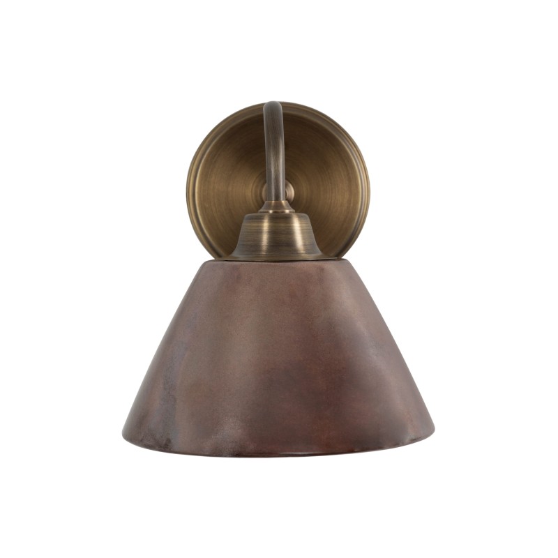 MILO Patina Wall Sconce-COPPER-slim