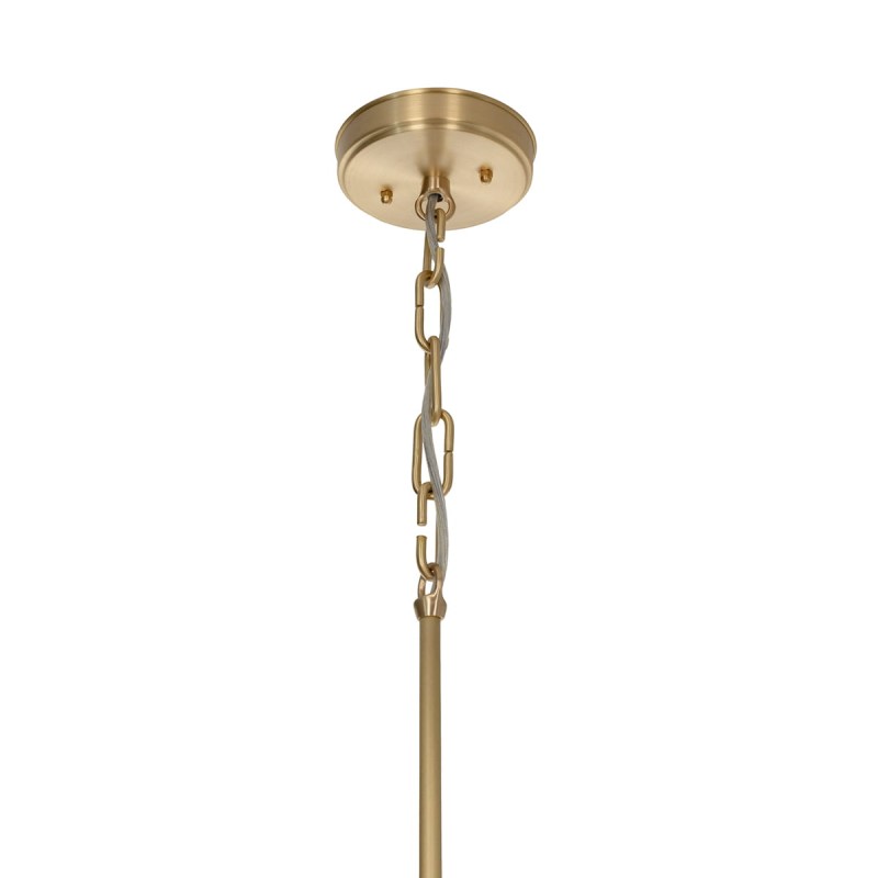Classy Brushed Brass Chandelier