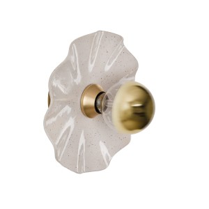 Ario Brass and Ceramic Wall Sconce