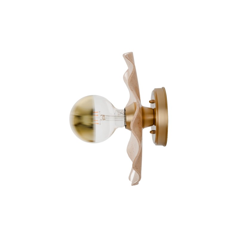 Brass ceramic wall lamp Ario-Sandstone