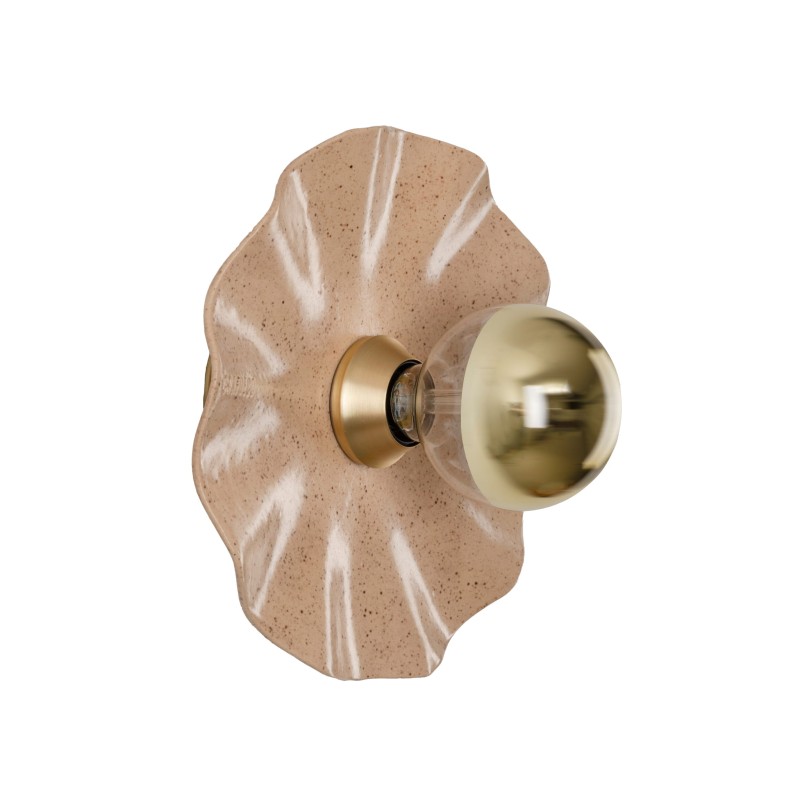 Brass ceramic wall lamp Ario-Sandstone