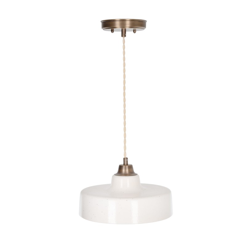 STELLA Brass Pendant Lamp – IVORY