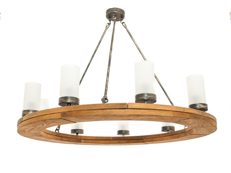 Rustic Chandelier Circle 110, Crafdeco