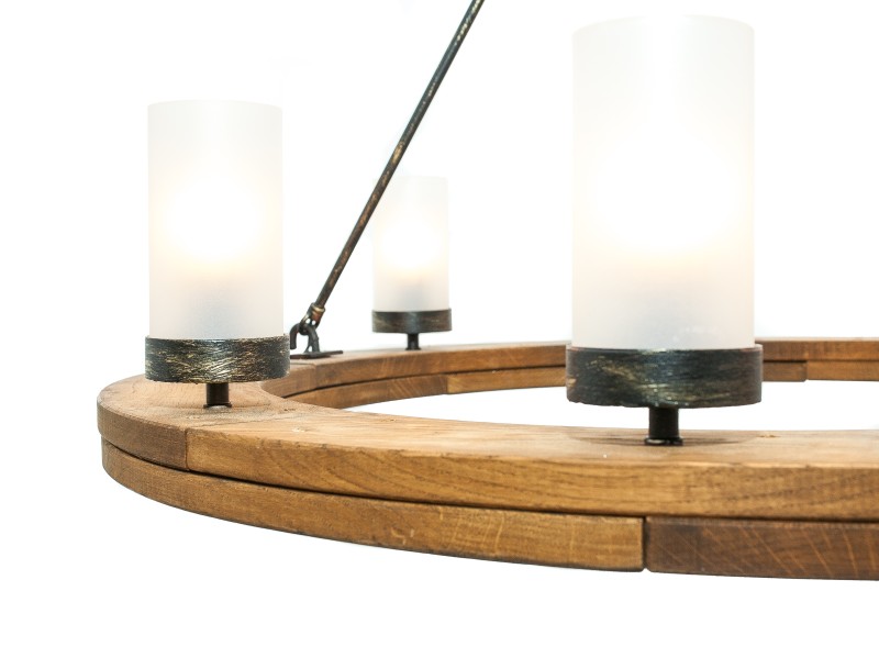 Rustic Chandelier Circle 110, Crafdeco