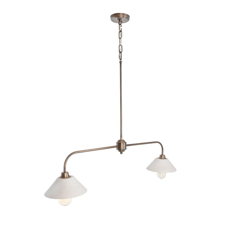 Sienna brass chandelier