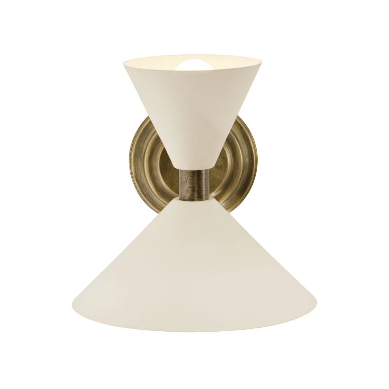 Kinkiet mosiężny Goblet, Crafdeco