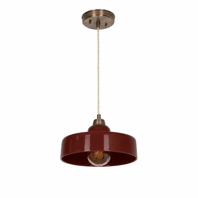 Lampa mosiężna Stella - Carmine. (AI)